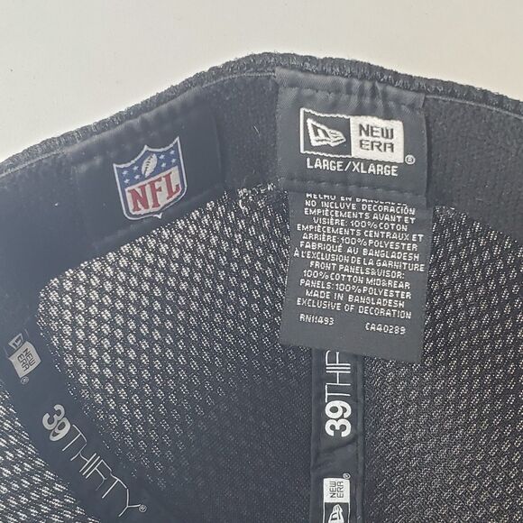 New Era San Francisco 49ers Blackout 9FIFTY Fitted Sz XL Football Cap Hat Cali - Picture 7 of 8